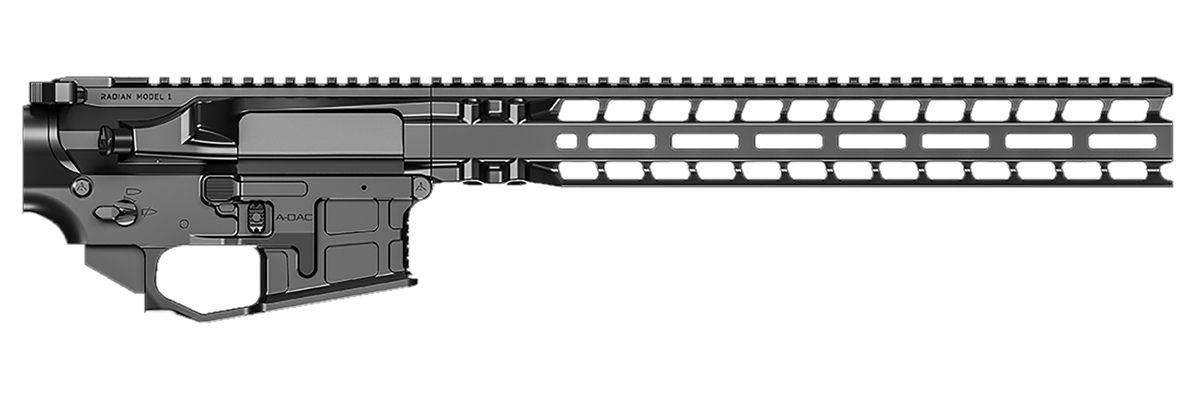 Radian Weapons R0411 Builder Kit Black, A-DAC 15 Fully Ambi Lower, 14in M-L