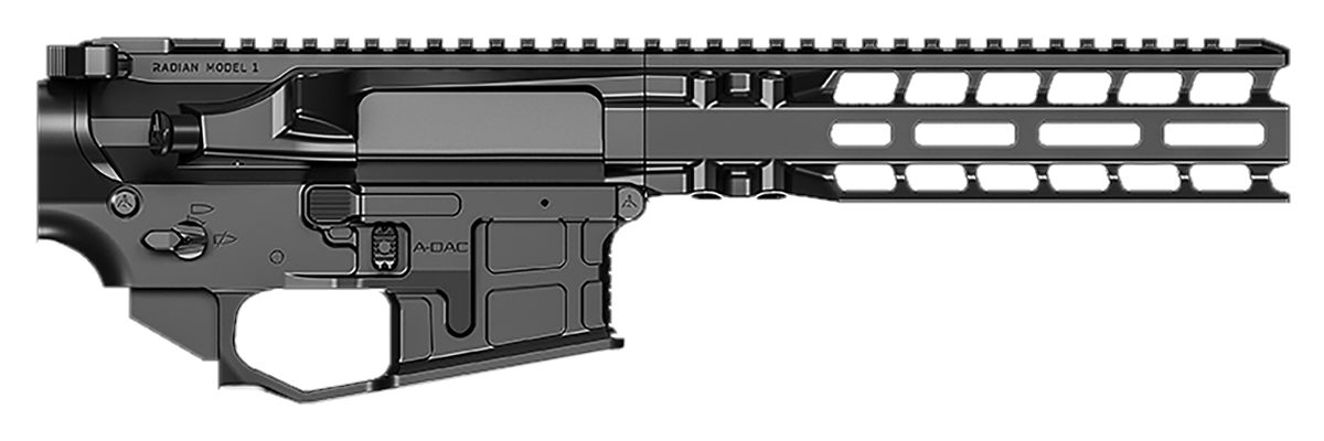 Radian Weapons R0435 Builder Kit Black, A-DAC 15 Fully Ambi Lower, 8.50in M