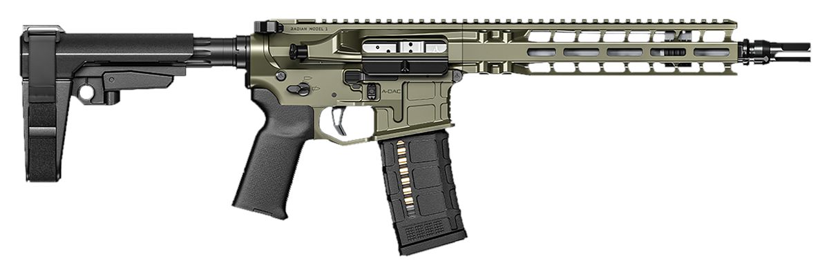 Radian Weapons R0515 Model 1 Pistol 223 Wylde 30+1 10.50in, OD Green Billet