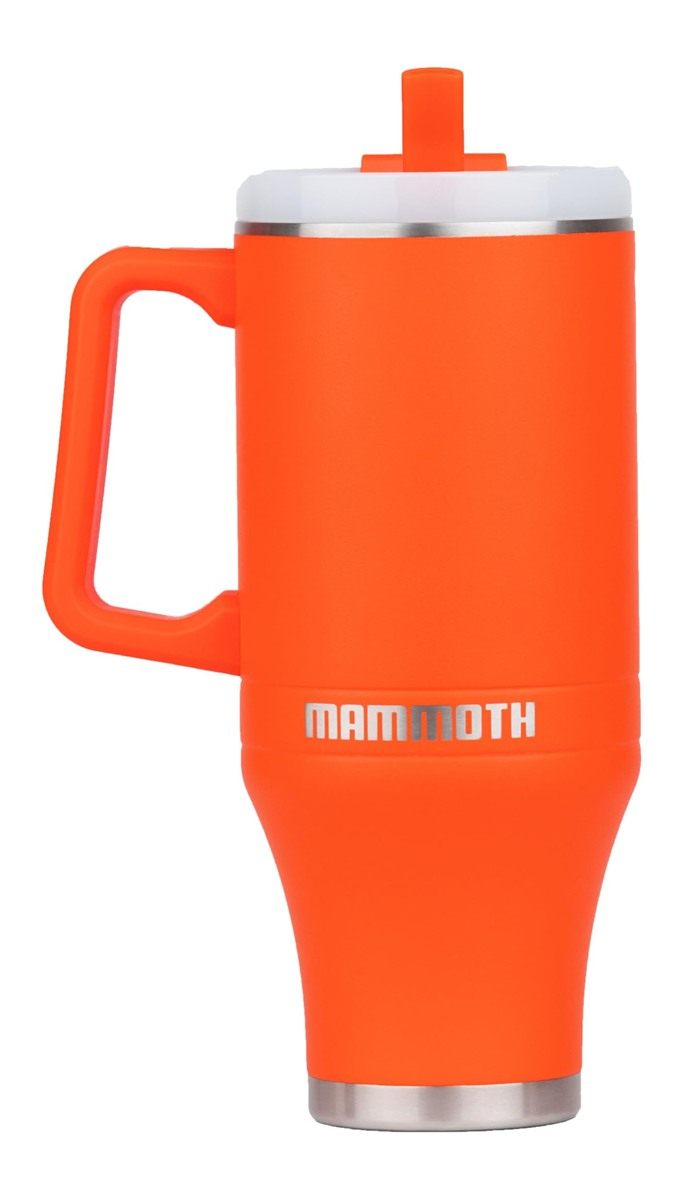 Mammoth Ascent Orange 40 oz Tumbler with Handle