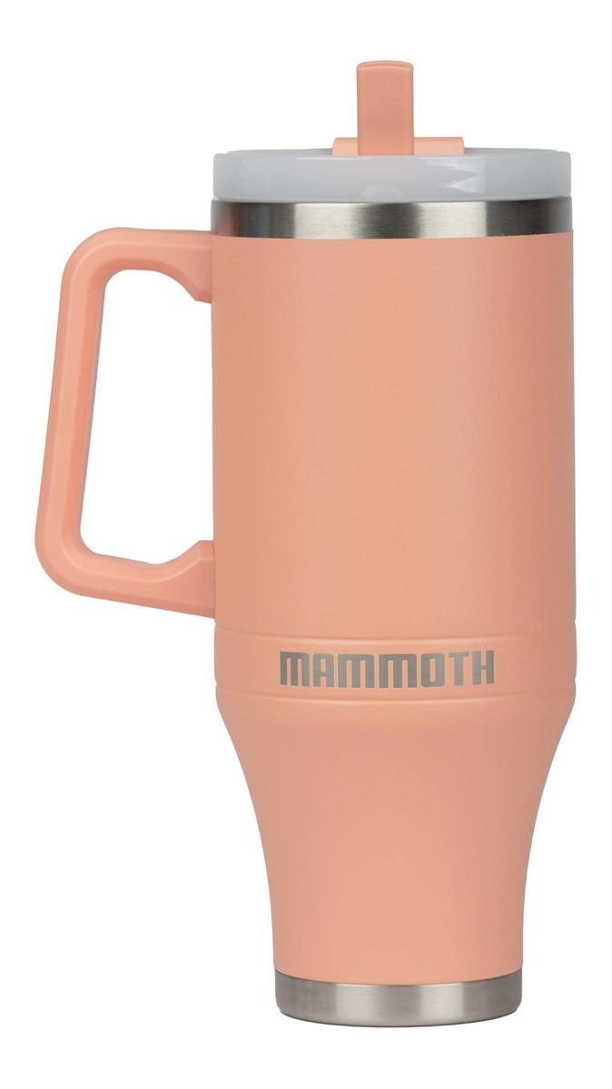 Mammoth Ascent Coral 40 oz Tumbler with Handle