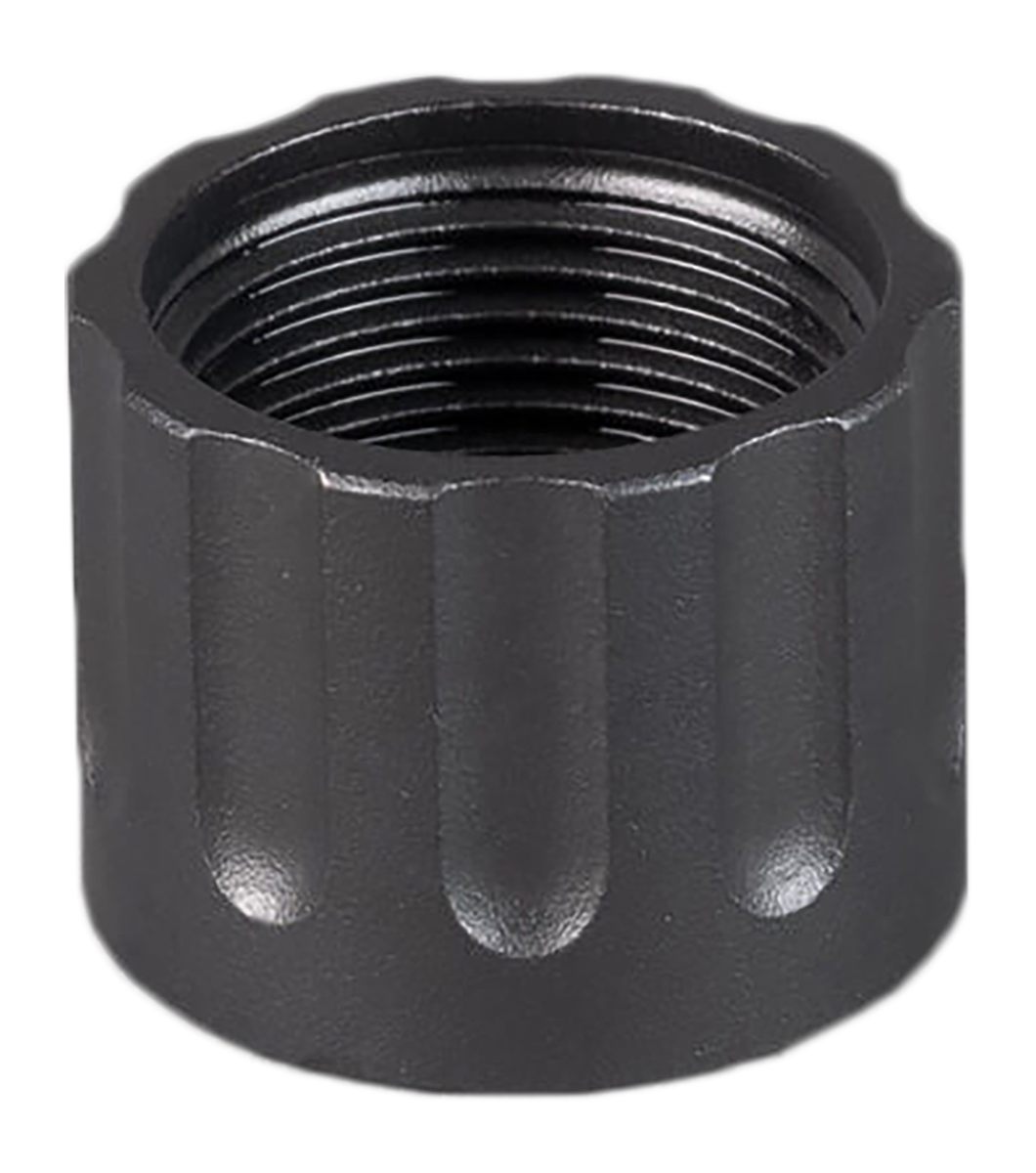 SilencerCo AC6 Delta Thread Protector Stainless Steel Black Oxide 1/2in-28