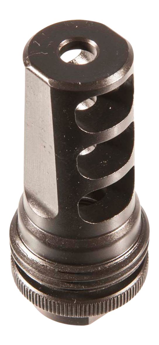 SilencerCo AC142 ASR Muzzle Brake Black Steel with 1/2in-28 tpi Threads for view 2