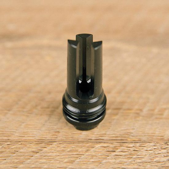 Silencerco AC590 ASR Flash Hider Black Steel with 5/8in-24 tpi Threads for view 2