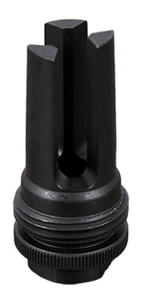 Silencerco AC590 ASR Flash Hider Black Steel with 5/8in-24 tpi Threads for view 3