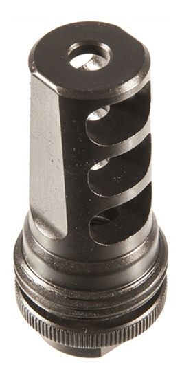 SilencerCo AC591 ASR Muzzle Brake Black Steel with 5/8in-24 tpi Threads for view 2