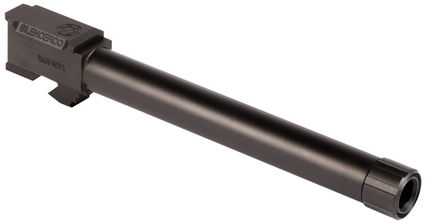 Silencerco AC860 Glock 9mm Luger 5.80in Threaded Black Nitride Stainless St