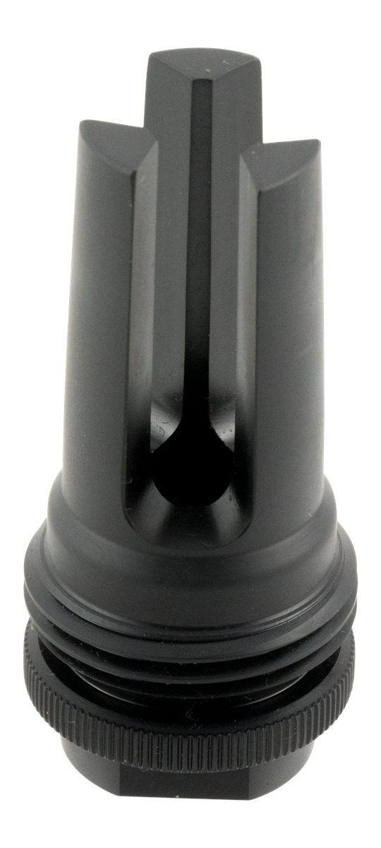 Silencerco AC1283 ASR Flash Hider Black Steel with 1/2in-28 tpi Threads for