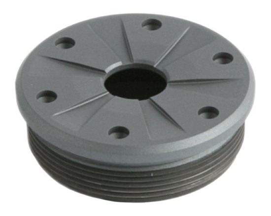 SilencerCo AC1341 Bravo Front Cap 5.56x45mm Nato Stainless Steel Gray