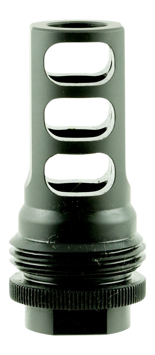 Silencerco AC1557 ASR Muzzle Brake Black Steel with 5/8in-32 tpi Threads fo