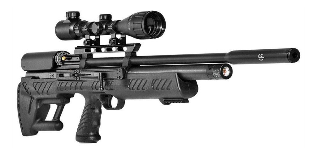 Hatsan Airguns BullBoss .25 Caliber 1000fps Black Bullpup Stock