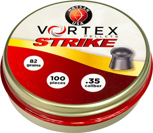 Hatsan Airguns Vortex Strike Pellets 35 81.02GR 100 PER TIN