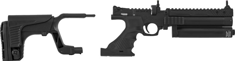 Escort Hatsan Jet II .22 Pcp 700 Fps Black Synthetic 7-shot view 7