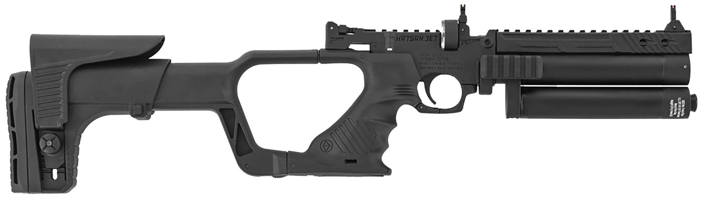 Escort Shotguns Hatsan Jet II Airgun Handgun .25 PCP 611fps Black