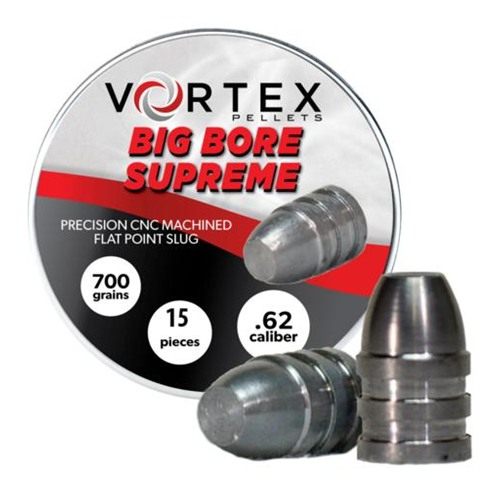 Escort Shotguns Vortex Big Bore Supreme Air Rifle Pellets .62 cal 700 gr 15