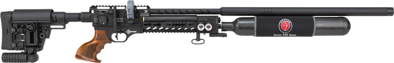 Hatsan Airguns Factor Sniper Long 22 PCP Rifle 21RD Magazine Black view 2