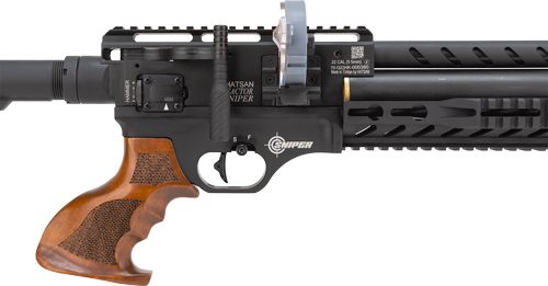 Escort Shotguns Hatsan Factor Sniper Long 35 PCP Rifle 13RD Magazine Black view 7
