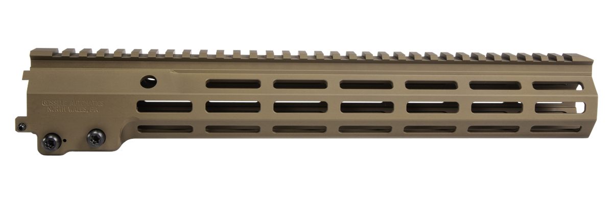 Geissele Automatics 05650S Super Modular Rail MK16 13.50in M-LOK, Desert Di