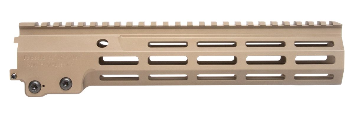 Geissele Automatics 051073S Super Modular Rail MK16 10.50in M-LOK, Desert D