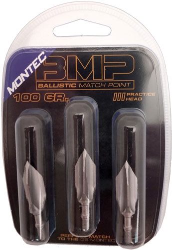 G5 Outdoors Practice Head Ballistic Match Point Montec 100gr 3pk