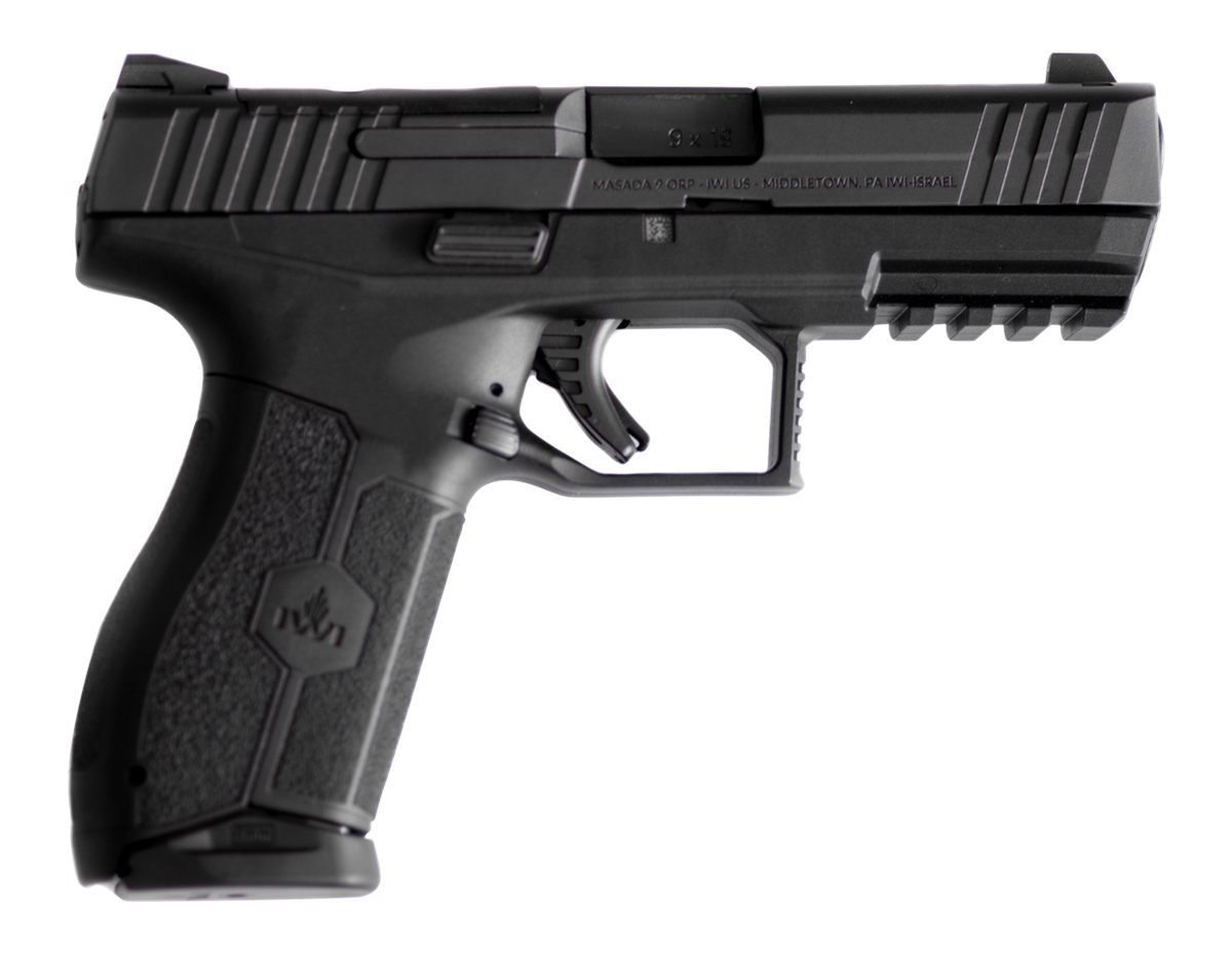 IWI US M9OR10 Masada 9mm Luger 10+1 4.10in Black Button Rifled Steel Barrel