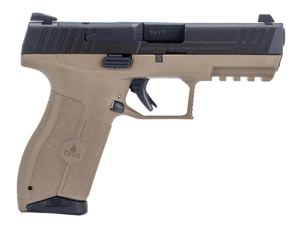 IWI US M9ORP17FD Masada 9mm Luger 17+1 4.10in Black Button Rifled Steel Bar