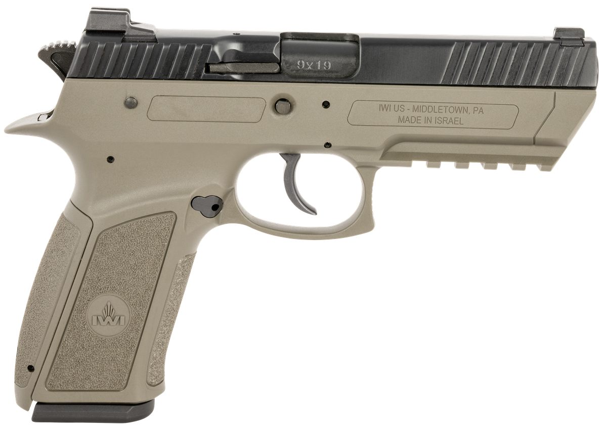 IWI US J941PL9OD-II Jericho 941 Enhanced 9mm Luger Caliber with 4.40in Barr