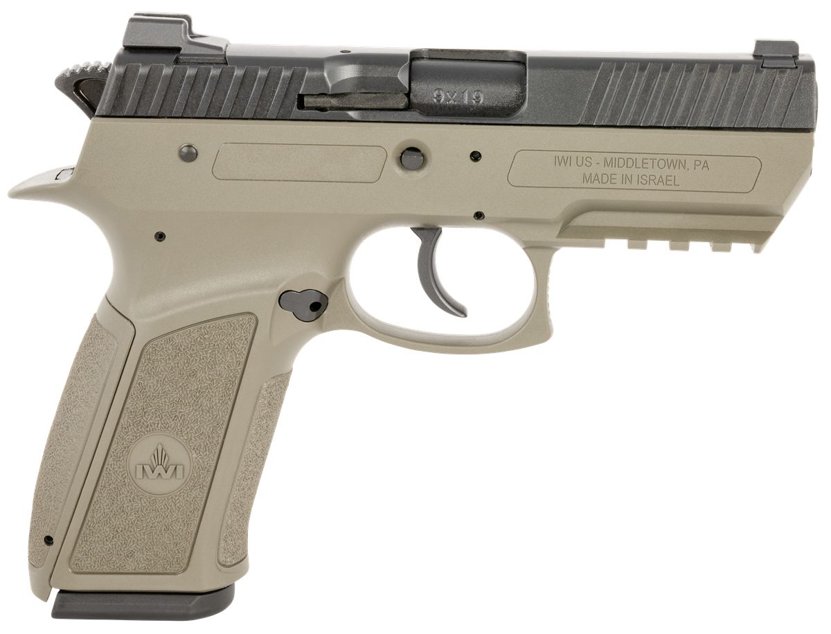 IWI US J941PSL9OD-II Jericho 941 Enhanced 9mm Luger Caliber with 3.80in Bar