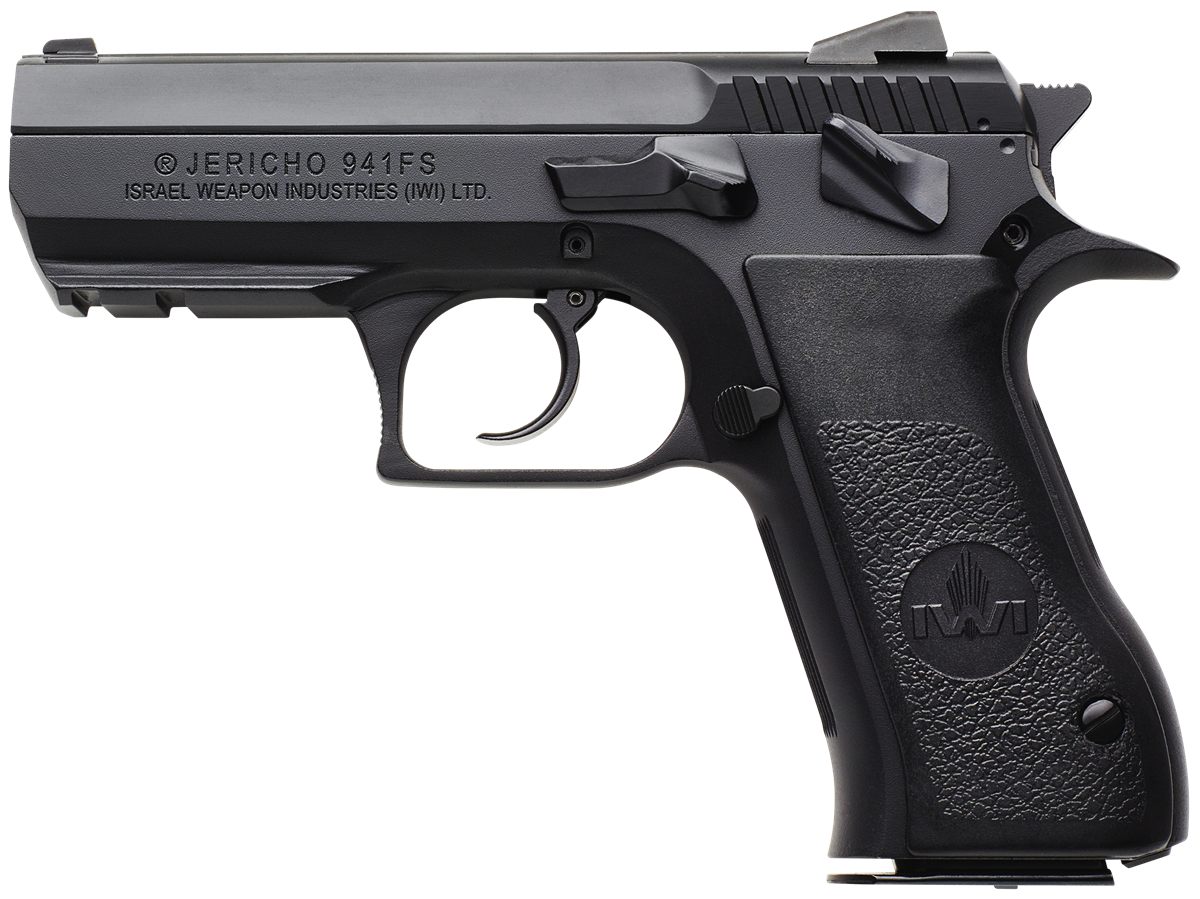 IWI US J941FS9ORP Jericho 941 Mid-Size 9mm Luger 16+1 3.80in Black Chrome L