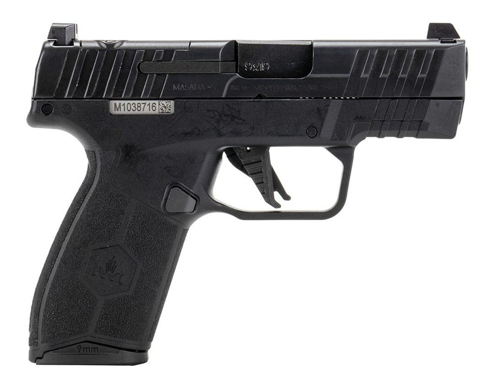 IWI US Masada Slim Elite Handgun 9mm Luger 10rd Magazines (2) 3.3in Barrel