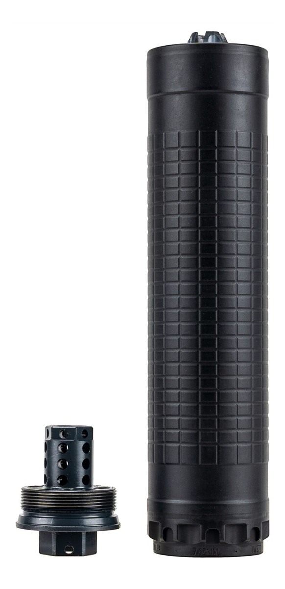 IWI US IWS7 Ti Direct Thread Suppressor 7.62mm 5/8in-24 Black w/HUB-T Mount