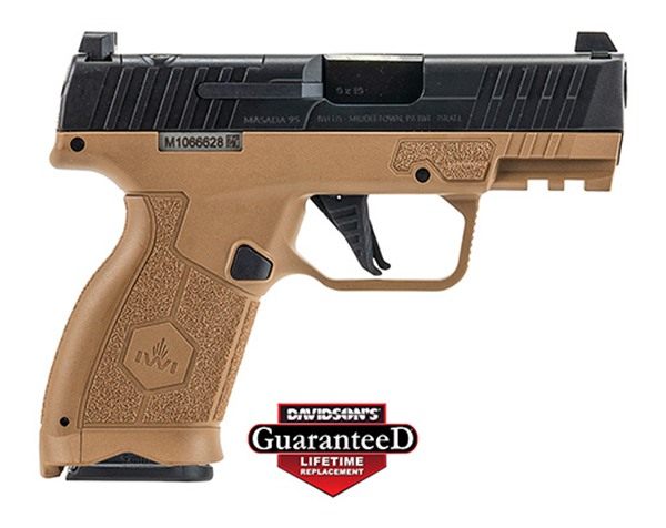 IWI US Masada Slim Elite Handgun 9mm Luger 10rd Magazines(2) 3.4in Barrel C