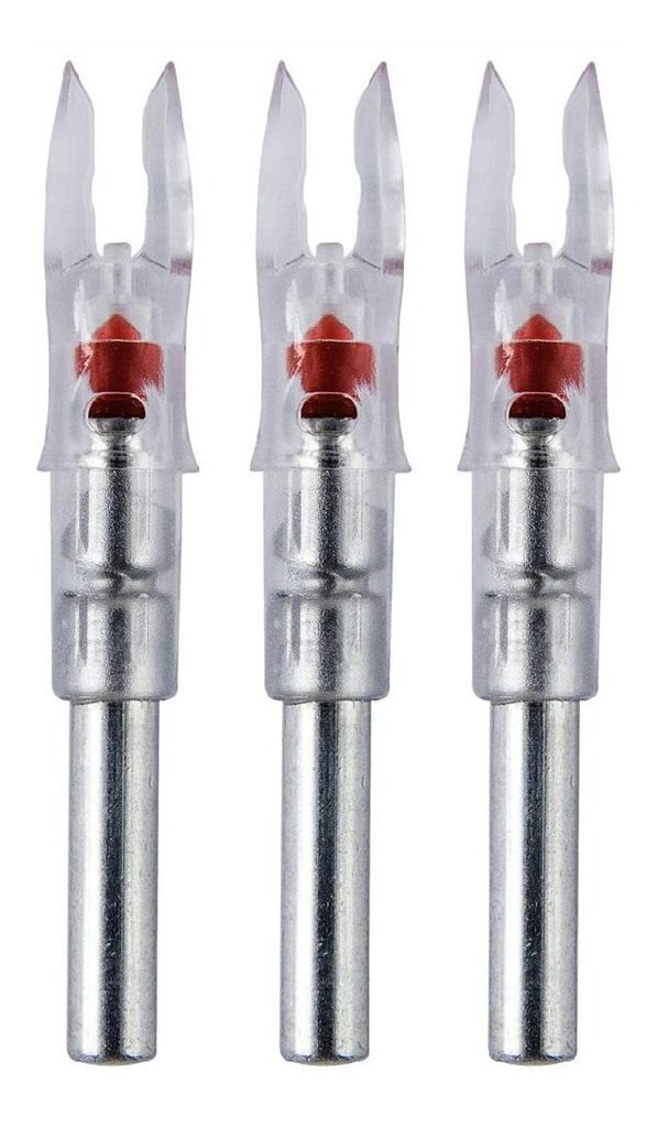 Nockturnal Nocturnal GT Lighted RED 3PK Fits Gold TIP Shafts Except Kinecti