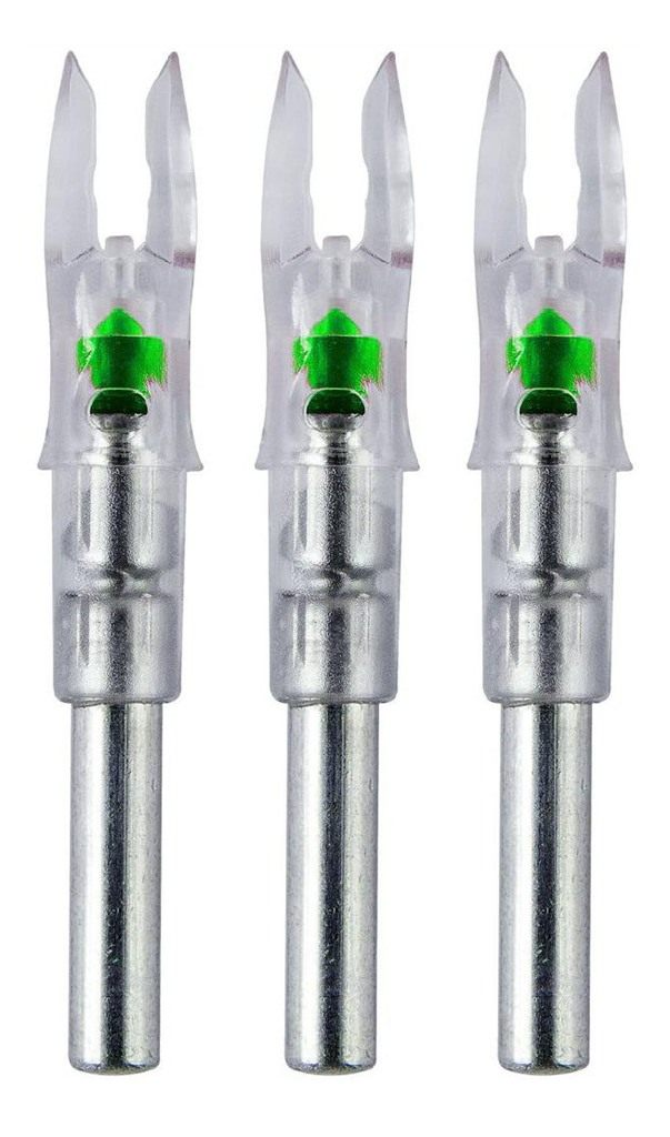 Rage Broadhead Nocturnal GT Lighted Nock Green 3pk Fits Gold Tip Shafts Exc