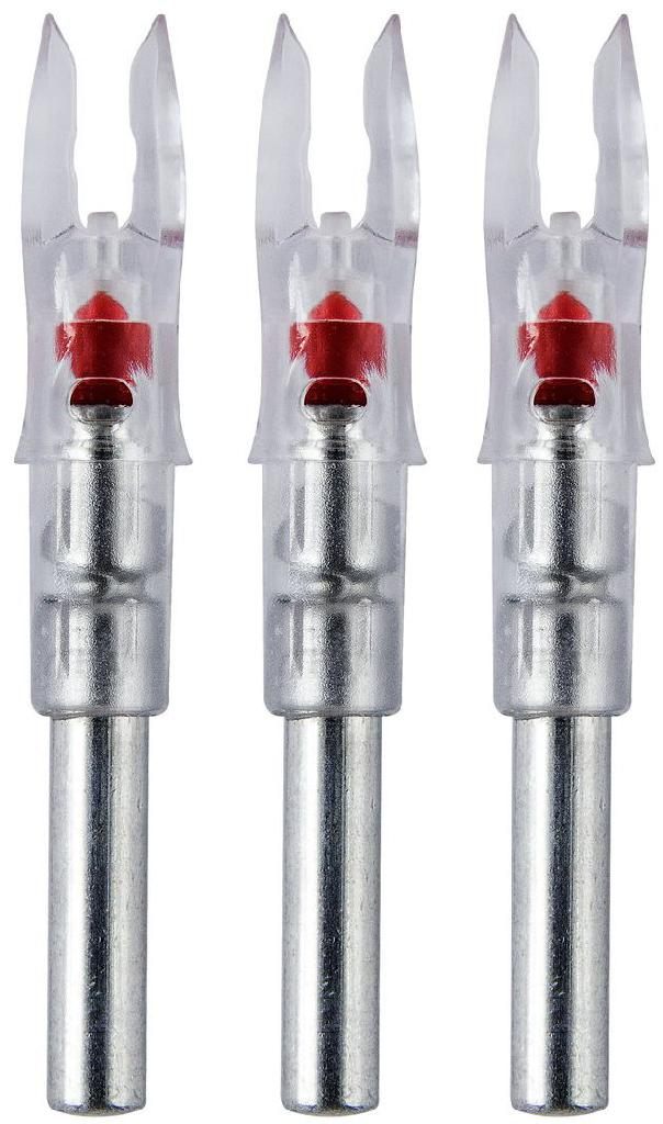 Nockturnal Nocturnal X Lighted RED 3PK Fits GT Kinetic Easton Axis/FMJ
