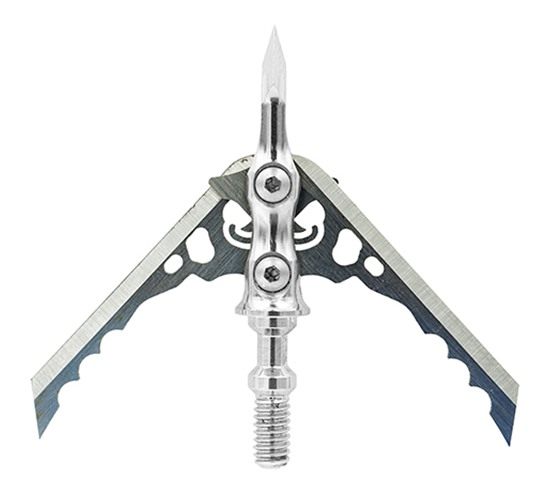 Rage Broadhead Hypodermic Xbow NC 2-Blade 100GR 2in CUT 3PK view 3