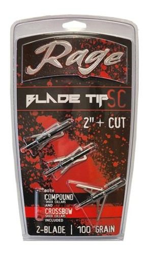 Feradyne Outdoors Rage Black Series Broadheads 2in 100 gr 3/ct