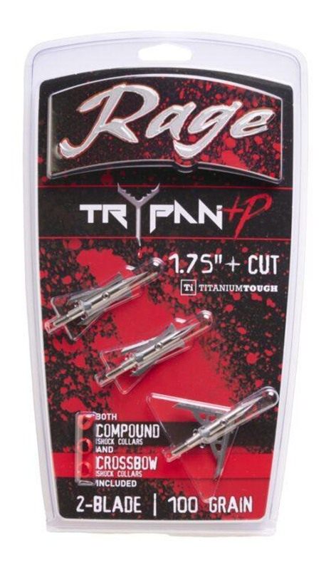 Feradyne Rage Black Series Trypan Broadheads 1.75in 3/ct view 5