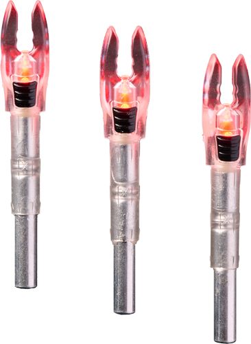 Feradyne Outdoors Nocturnal Universal Lighted Nock RED 3PK Fits X/H/S/GT Ar
