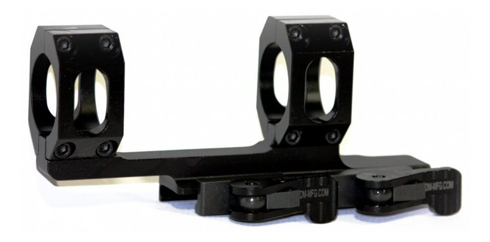 American Defense AD-RECON 30MM Scope Mount With TAC R Levers Black