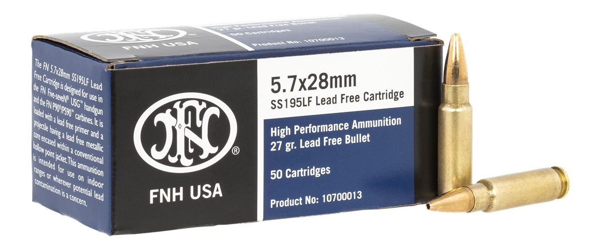 FN America 10700013 High Performance 5.7x28mm 27gr Lead Free Hollow Point 5