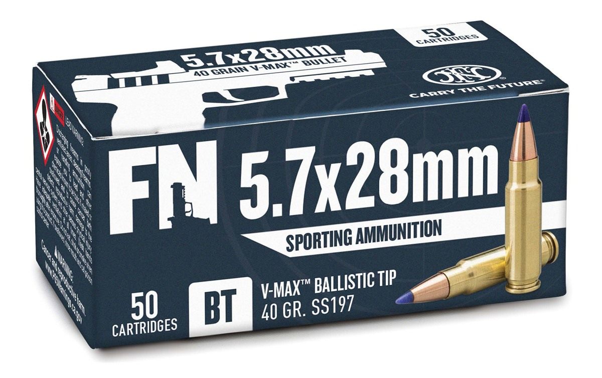 FN America 10700017 High Performance 5.7x28mm 40gr Hornady V Max 50 Box/10