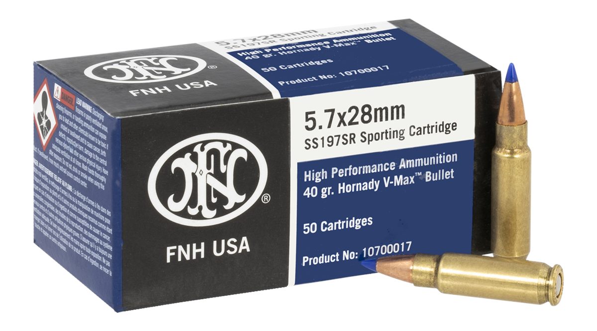 FN America 10700017 High Performance 5.7x28mm 40gr Hornady V Max 50 Box/10 view 2