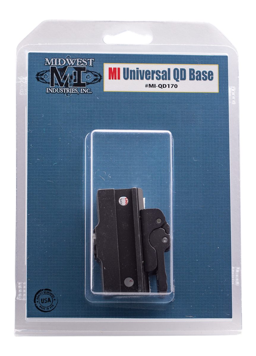 Midwest Industries MIQD170 Universal QD Base Black Hardcoat Anodized