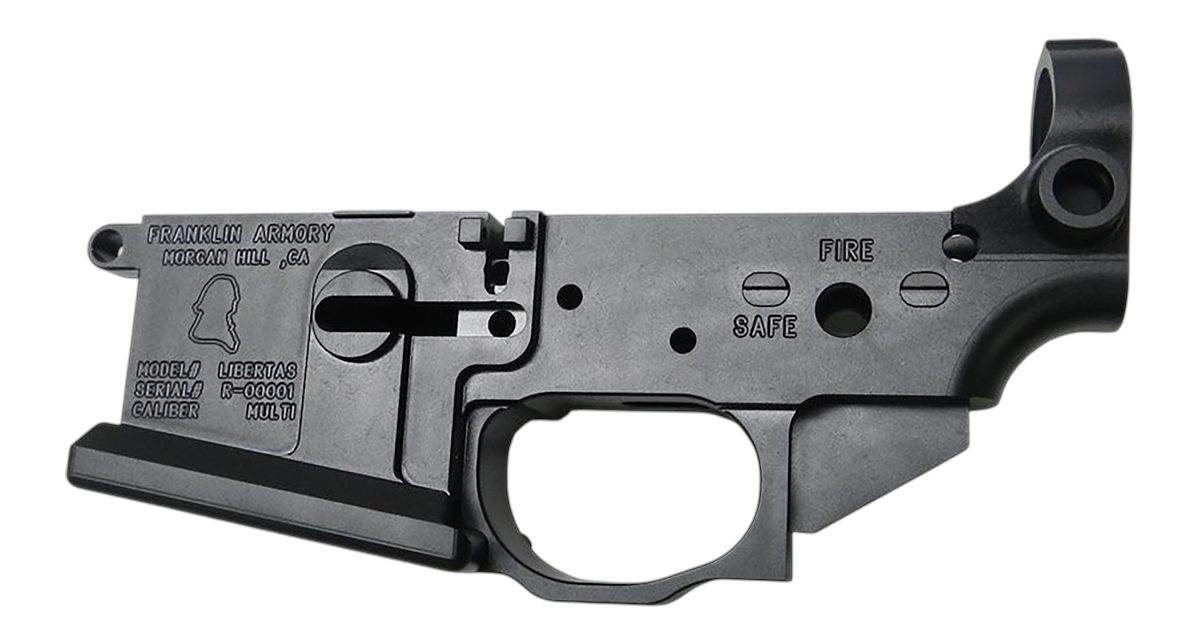 Franklin Armory 0020003BLK Libertas Aluminum Black Hardcoat Anodize