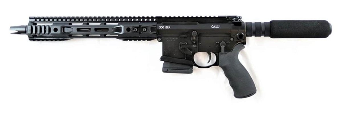 Franklin Armory 0030021BLK CA11 Compliant 300 Blackout 11.50in 10+1 Rec Erg