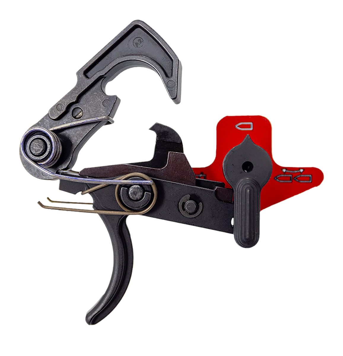 Franklin Armory 0050633BLK Binary AR-Essential Black Curved Trigger Fits