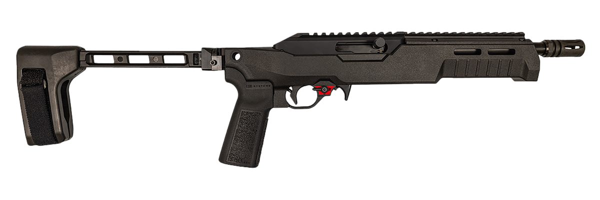 Franklin Armory 0230000BLK F22 22 LR 10+1 8in Black Threaded Barrel, Alumin