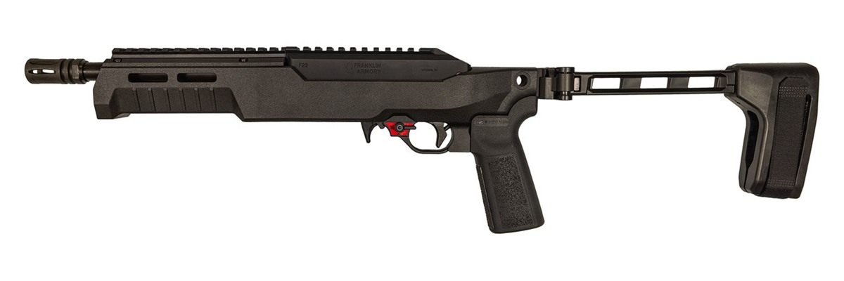 Franklin Armory 0230000BLK F22 22 LR 10+1 8in Black Threaded Barrel, Alumin view 2
