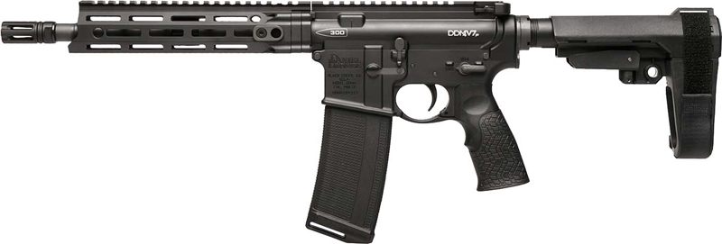 Daniel Defense DDM4 V7P 300BLK Pistol MFR RAIL10.3in SBA3 1-30RD MAG view 2
